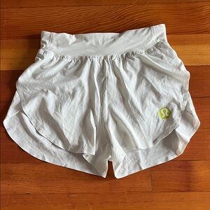 lululemon athletica White Athletic Shorts